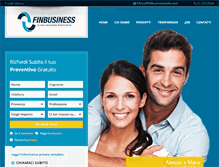 Tablet Screenshot of finbusinessitalia.com